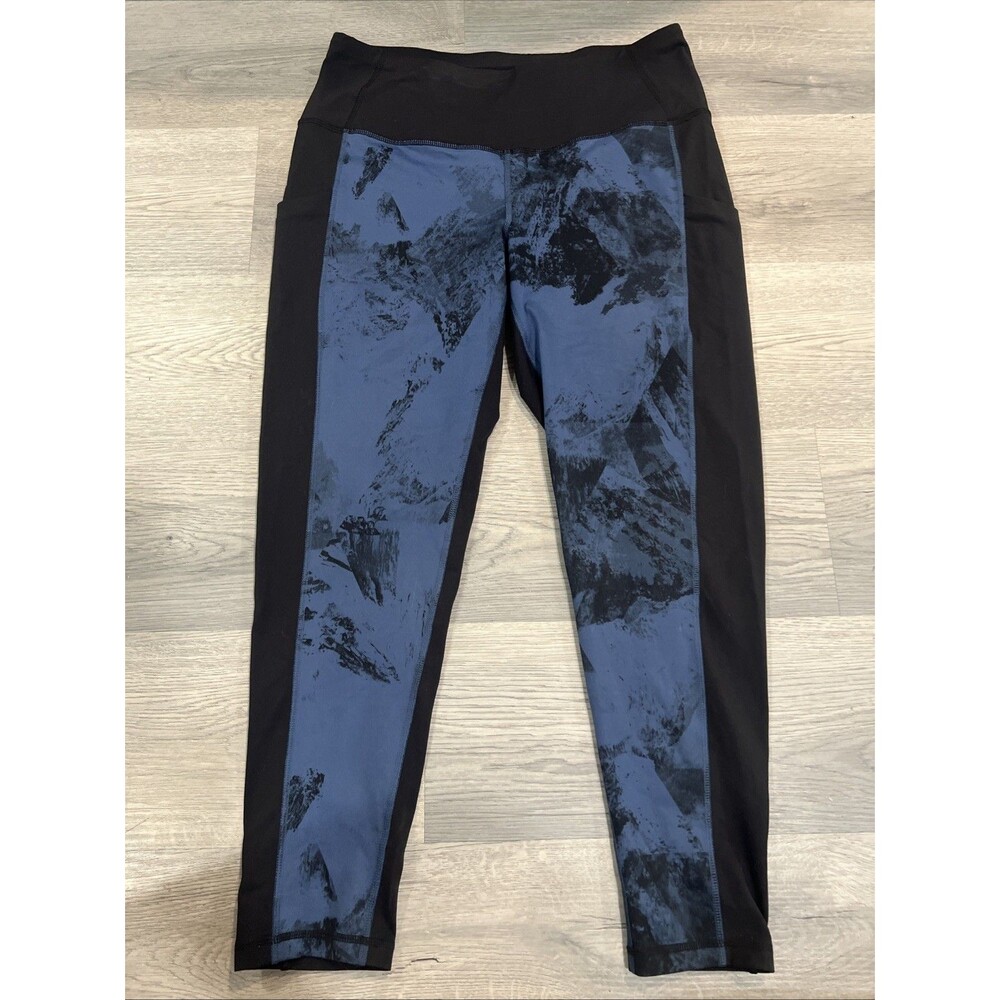 The North Face Motivation High Rise Pocket 7/8 Tights Bold Blue Mtn Yoga Size XL